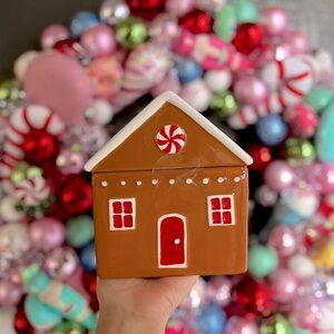 ✨NEW🍪Target Bullseye Playground 2024 Gingerbread House Jar🎁